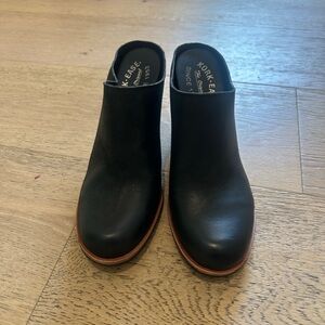 Kork-Ease Black Leather Mules new